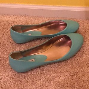 Steve Madden Teal Flats
